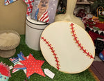 Load image into Gallery viewer, Baseball Metal Outdoor Stake Hang or Stake
