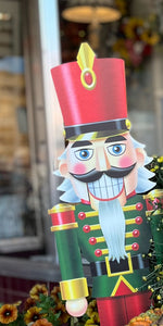 Load image into Gallery viewer, Nutcracker Metal Outdoor/Indoor Stake
