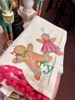 Load image into Gallery viewer, Gingerbread Cookies Girl &amp; Boy Metal Ornaments Set of 2
