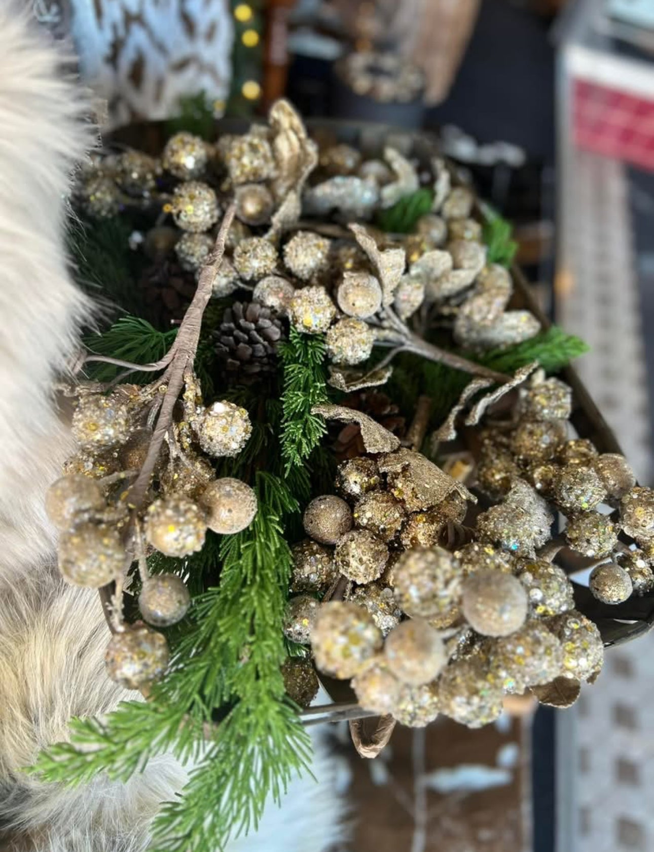 Gold Jewel Grape Cluster Pack of 3