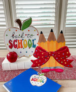 Load image into Gallery viewer, Back to School Pencil Metal Stake
