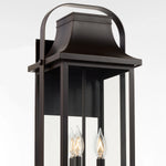 Load image into Gallery viewer, Quorum 741-23-36 Downey 23" 3 Light Lantern - Bronze Outdoor Wall Lantern
