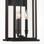 Load image into Gallery viewer, Quorum 741-23-36 Downey 23" 3 Light Lantern - Bronze Outdoor Wall Lantern

