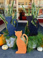 Load image into Gallery viewer, 2 Options Whimsical Sparkling Cats Set of 3 or Jack-o-Lanterns Set of 3
