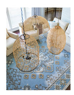 Load image into Gallery viewer, Quorum 6902-3-59 Rattan Shade 3-Light Pendant
