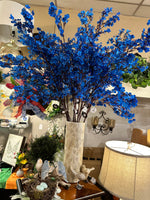 Load image into Gallery viewer, Blue Floral Blossom Artificial Stem
