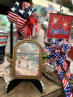 Load image into Gallery viewer, Americana: Free to Sparkle Patriotic Mini Print

