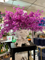 Load image into Gallery viewer, Purple Floral Blossom Artificial Bush
