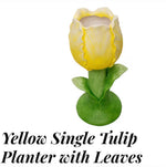 Load image into Gallery viewer, Blooming Yellow Tulip Planter Spring Easter Ceramic Container
