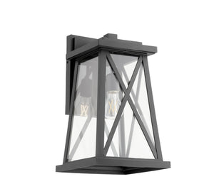 Quorum Artesno 725-16-69 1 Light Black Outdoor 16” Wall Lantern