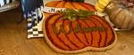Load image into Gallery viewer, Orange Pumpkin Shaped Welcome Coir Door Rug
