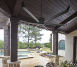 Load image into Gallery viewer, Enorme 78” or 100”Dia. Ceiling Fan DAMP Rated Finish: Matte Black or Satin Nickel
