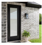 Load image into Gallery viewer, Quorum Artesno 725-16-69 1 Light Black Outdoor 16” Wall Lantern
