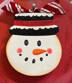 Load image into Gallery viewer, (4) Choices Christmas Mini Charms: Snowman, Nutcracker, Wreath, Joy Wreath
