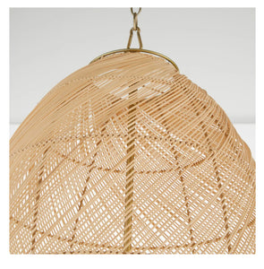 Quorum 6900-5-80 Rattan Shade 5-Light Pendant