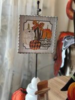 Load image into Gallery viewer, Halloween Mini Print Harlequin Pumpkin
