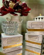 Load image into Gallery viewer, Sweet Winter Vanilla 9oz. Silver Soy Candle
