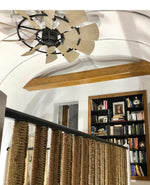 Load image into Gallery viewer, Quorum 94410-86 Windmill Indoor Ceiling Fan Oiled Bronze 10 Blade Industrial Fan
