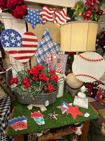 Load image into Gallery viewer, Baseball Metal Outdoor Stake Hang or Stake

