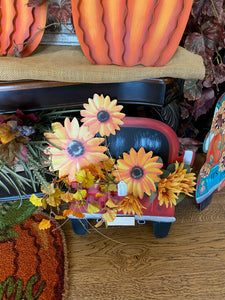 Fall /Halloween: Sunflowers Yellow Metal Stake Set of 3