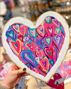 Valentine's Day: Artistic White Colorful Heart