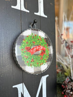 Load image into Gallery viewer, (4) Choices Christmas Mini Charms: Snowman, Nutcracker, Wreath, Joy Wreath
