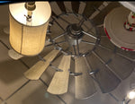 Load image into Gallery viewer, Galvanized Windmill Indoor Ceiling Fan
