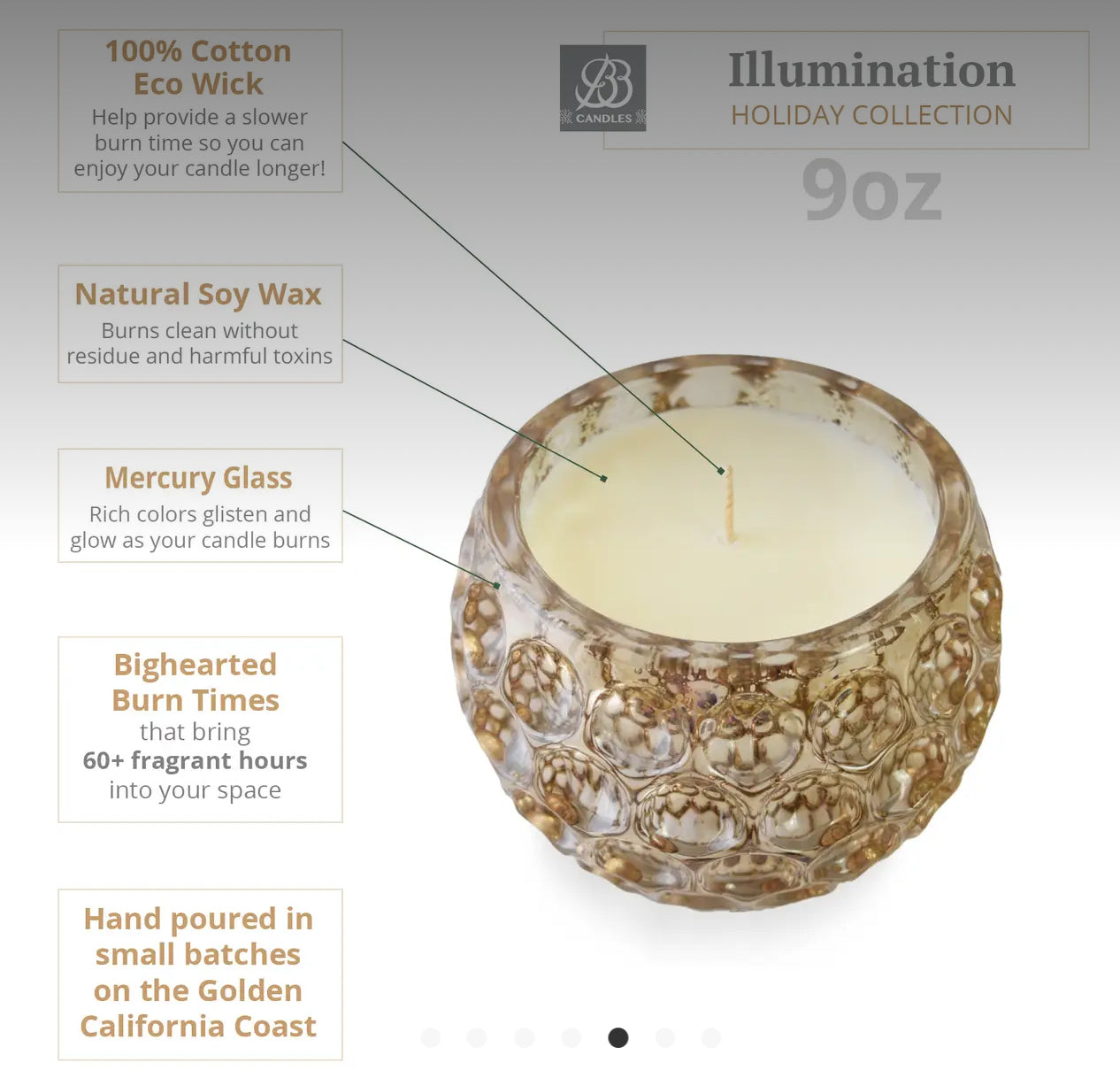 New Scent! Salted Caramel Pumpkin 9oz Soy Candle