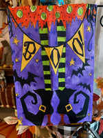 Load image into Gallery viewer, Witch Boots Boo Halloween Flag Small Outdoor
