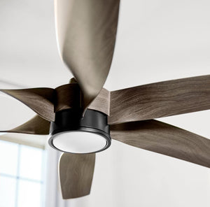 Quorum Kimbo 60" 6-Blade DAMP Ceiling Fan Indoor or Outdoor