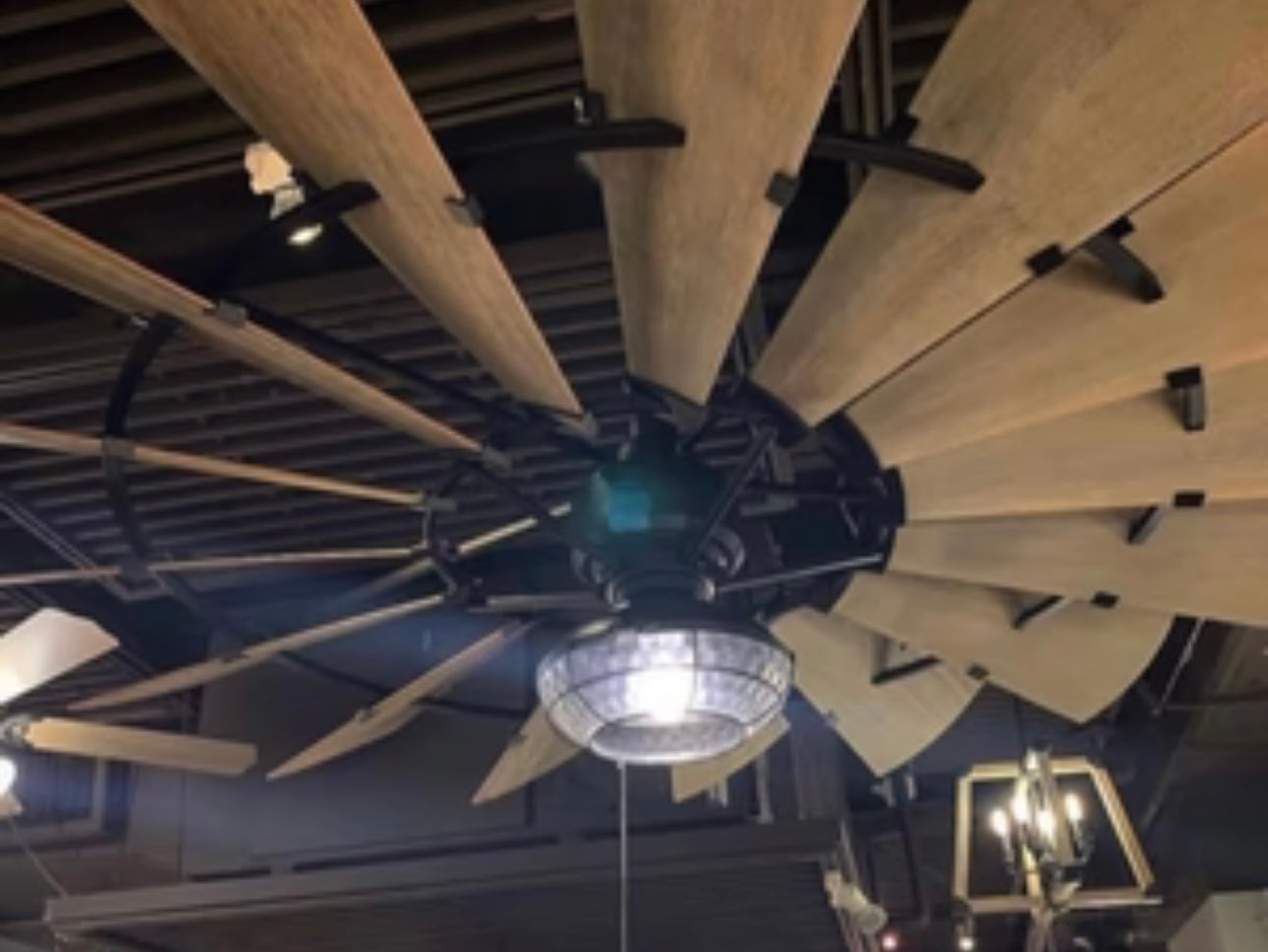 Noir Windmill Indoor Ceiling Fan