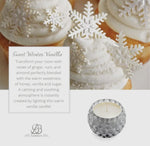 Load image into Gallery viewer, Sweet Winter Vanilla 9oz. Silver Soy Candle
