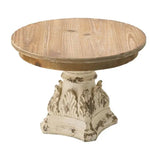 Load image into Gallery viewer, Distressed Large White Riser with Light Wood Top
