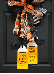 Reversible Trick or Treat/Out of Candy Tags