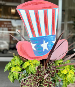 Americana: Uncle Sam Metal Hat Stake