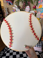 Load image into Gallery viewer, Baseball Metal Outdoor Stake Hang or Stake
