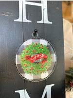 Load image into Gallery viewer, (4) Choices Christmas Mini Charms: Snowman, Nutcracker, Wreath, Joy Wreath
