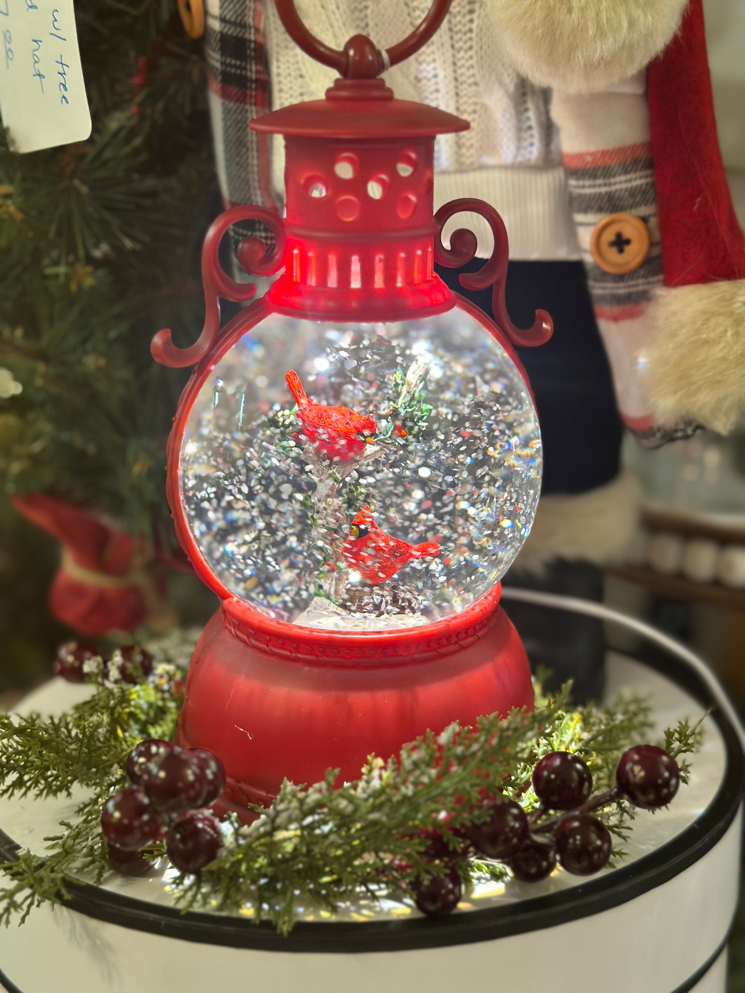 Red Lantern Snowglobe