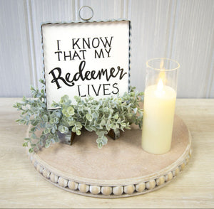 "My Redeemer Lives" Mini Print