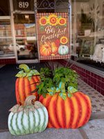 Load image into Gallery viewer, Fall Be Grateful Pumpkin Flag Outdoor
