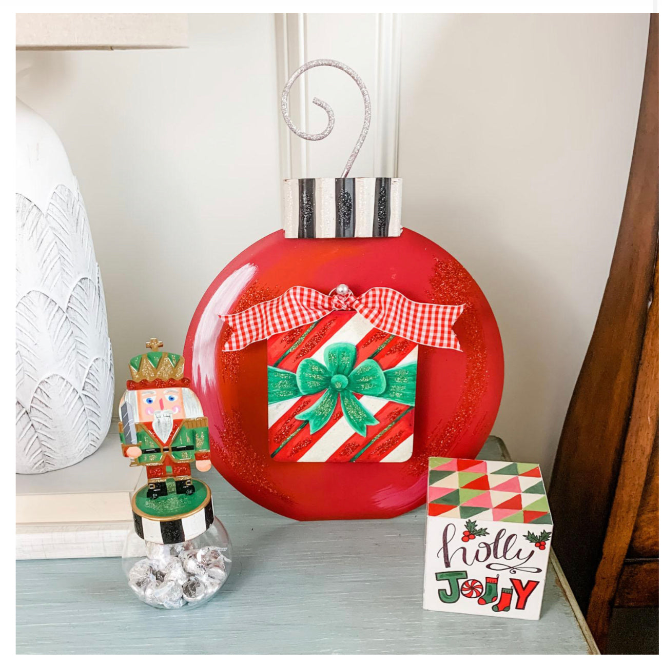 New! Red Ornament Display for Mini Prints