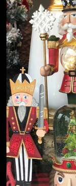 Load image into Gallery viewer, Nutcracker Merry Christmas Centerpiece
