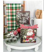 Load image into Gallery viewer, Santa Christmas Eve with Snow Mini Print
