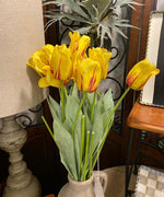Load image into Gallery viewer, Real Touch Yellow and Red Large  Tulips Pack of 8 (Yellow and Red)
