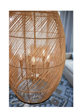 Load image into Gallery viewer, Quorum 6900-5-80 Rattan Shade 5-Light Pendant
