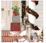 Load image into Gallery viewer, Red &amp; Green Packages Stacked Metal Stake Outdoor or Indoor
