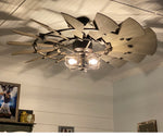 Load image into Gallery viewer, Quorum 96015-86 Windmill Indoor Ceiling Fan Oiled Bronze 15Blade Industrial Fan
