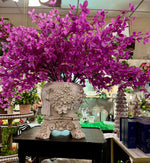 Load image into Gallery viewer, Purple Floral Blossom Artificial Bush
