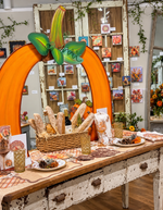 Load image into Gallery viewer, Tabletop Pumpkin Arch Metal Stand Alone
