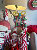 Load image into Gallery viewer, Hohoho with Santa Hat Metal Stake Outdoor or Indoor
